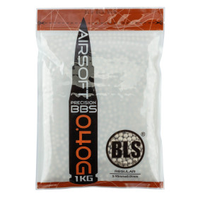 Billes airsoft lourdes BLS 0.40g blanches – Sac de 1 kg – Blanc