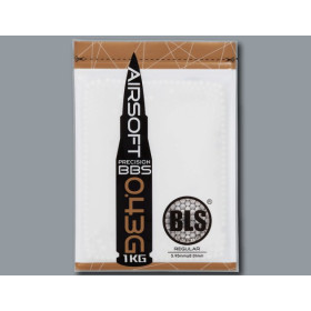 Billes airsoft 0,43g blanches BLS – Sac de 1 kg – Blanc