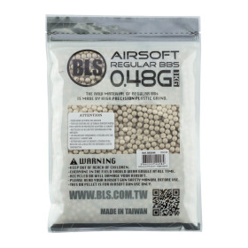 Billes airsoft lourdes 0,48g BLS blanches – Sac de 1 kg – Blanc