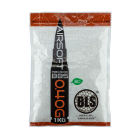 Billes airsoft biodégradables 0,40 g BLS BIO blanches – Sac 1 kg – Blanc