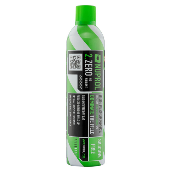 Green Gas sans silicone Nuprol 2.ZERO pour répliques airsoft