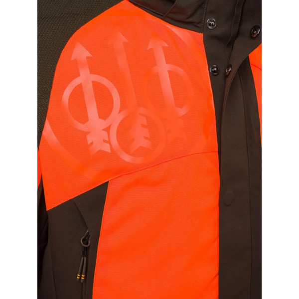 Veste chasse Beretta Thorn Resistant EVO marron et orange