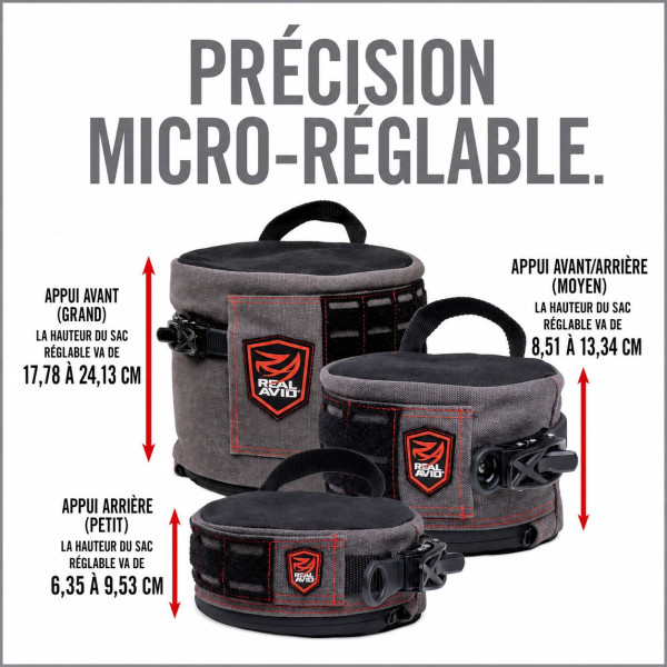 Support de tir réglable Real Avid Ratchet Rest