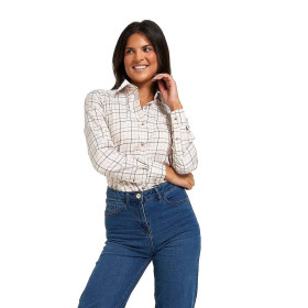 Chemise femme bicolore Jack Pyke modèle Ladies Countryman Navy – Bicolore