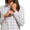 Chemise femme bicolore Jack Pyke modèle Ladies Countryman Navy – Bicolore