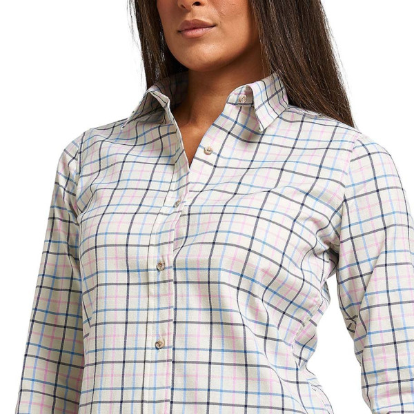 Chemise femme bicolore Jack Pyke modèle Ladies Countryman Navy – Bicolore