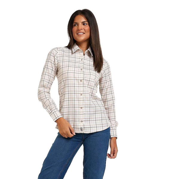 Chemise femme bicolore Jack Pyke modèle Ladies Countryman Navy – Bicolore