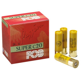 Cartouches de chasse FOB Passion Super calibre 20/70 – Jaune