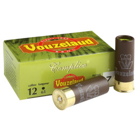 Cartouche de chasse Vouzelaud Complice 12/65 32 g calibre 12 – Marron