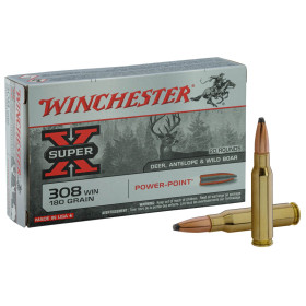 Munition de chasse Winchester Power Point calibre .308 Winchester