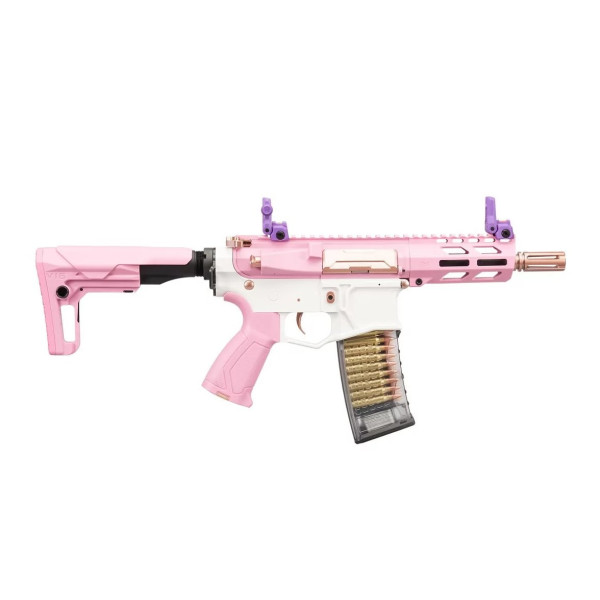 Réplique airsoft longue G&G Armament CM16 Batto CQB Taffy Pink 6 mm