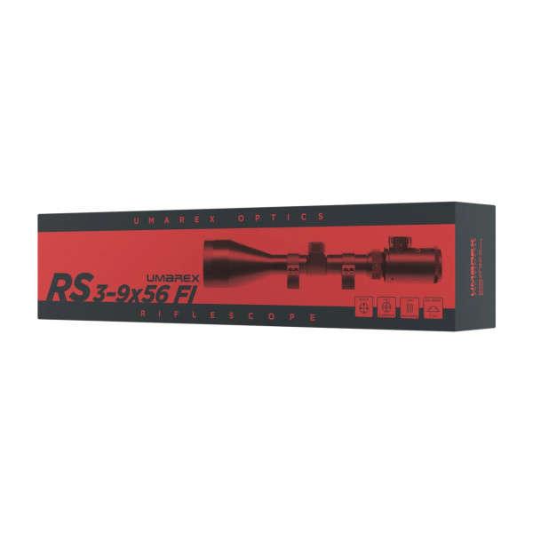 Lunette de visée Walther 3-9x56 illuminée avec montage