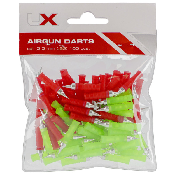Fléchettes calibre 5,5 mm Umarex UX pour armes à air comprimé - Sachet de 100
