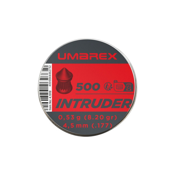 Plombs pointus Umarex Intruder calibre 4,5 mm 0,52 g boîte de 500