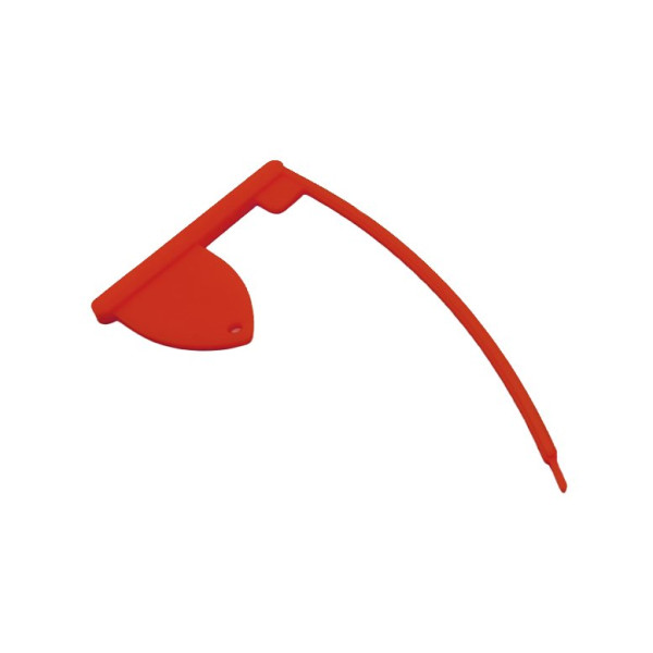Témoin de chambre vide pistolet Megaline rouge Ø4mm longueur 130mm