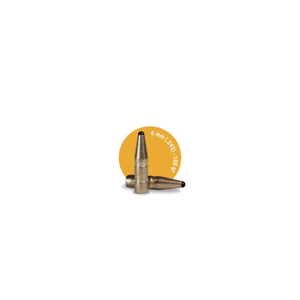 Ogives sans plomb Fox Bullets Classic Hunter 6mm (.243) 100 gr