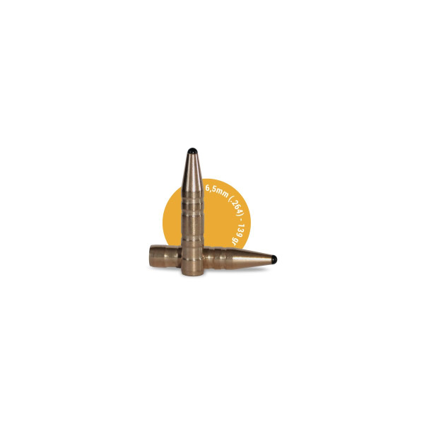 Ogives sans plomb Fox Bullets Classic Hunter 6,5 mm (.264) 139 gr - boîte de 50