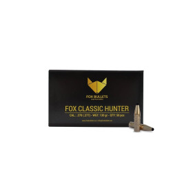Ogives sans plomb Fox Bullets Classic Hunter .270 (.277) 130 gr - boîte de 50