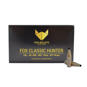 Ogives sans plomb Fox Bullets Classic Hunter .308 150 gr – boîte de 50