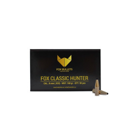 Ogives sans plomb Fox Bullets Classic Hunter 8 mm (.323) 160 gr - boîte de 50
