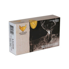 Cartouche sans plomb Fox Bullets Classic Hunter 6,5x55 SE 100 gr boîte de 20