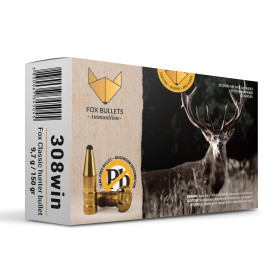 Cartouches sans plomb Fox Bullets Classic Hunter 308 Win 150 gr – boîte de 20