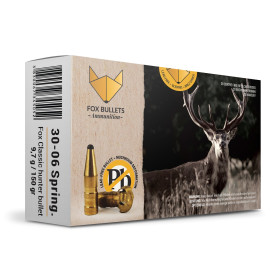 Cartouche sans plomb Fox Bullets Classic Hunter 30-06 Springfield 150 gr – boîte de 20