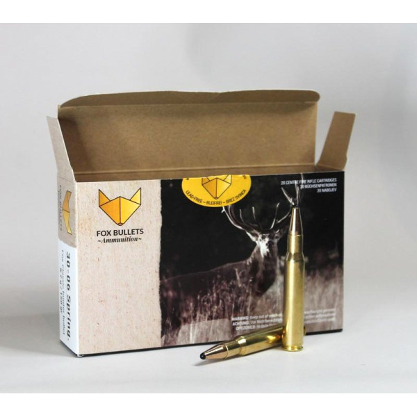 Cartouche sans plomb Fox Bullets Classic Hunter 30-06 180 gr – boîte de 20