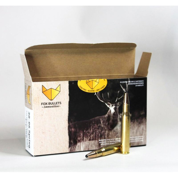 Cartouche sans plomb Fox Bullets Classic Hunter 300 Win Mag 180 gr boîte de 20