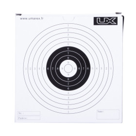 Cartons cibles UX 14x14 cm par 100