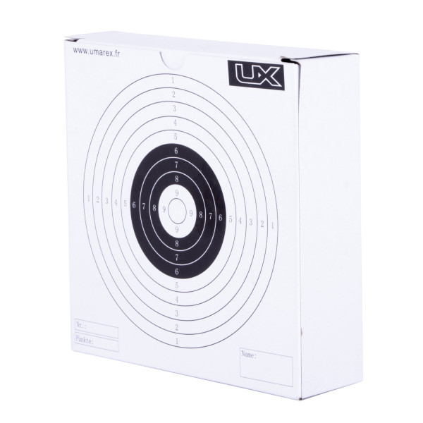 Cartons cibles UX 14x14 cm par 100
