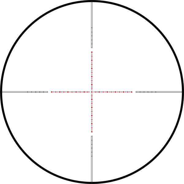 Lunette de tir Konus Absolute 5-40x56 réticule Mil-Dot lumineux rouge et bleu