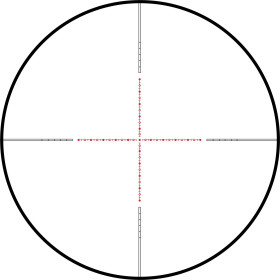 Lunette de visée Konus Diablo 6-24x50 réticule 1/2 Mil-Dot lumineux rouge et bleu