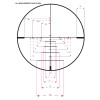 Lunette de visée Konus KonusPro 550 3-9x40 réticule balistique lumineux rouge et bleu