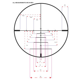Lunette de visée Konus KonusPro 550 4-16x50 réticule balistique gravé et réglage parallaxe