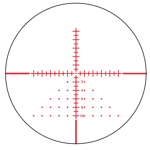 Lunette de tir Konus KonusPro EL-30 6-24x50 à 10 réticules lumineux interchangeables