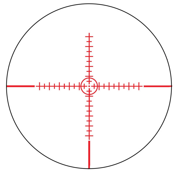Lunette de tir Konus KonusPro EL-30 6-24x50 à 10 réticules lumineux interchangeables