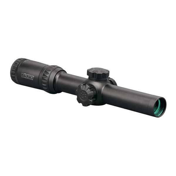 Lunette de visée Konus KonusPro M-30 1-4x24 réticule gravé Circle Dot lumineux rouge et bleu