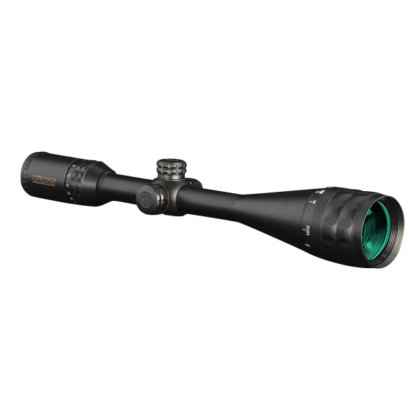 Lunette de tir Konus KonusPro Plus 6-24x50 A.O. réticule fin lumineux rouge et bleu