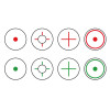 Viseur point rouge Konus Sight Pro 1x35 4 réticules lumineux interchangeables rouge et vert
