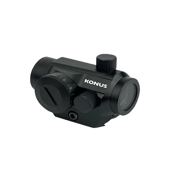 Point rouge Konus Sight Pro Nuclear-QR 1x22 3 MOA double montage haut QR et bas
