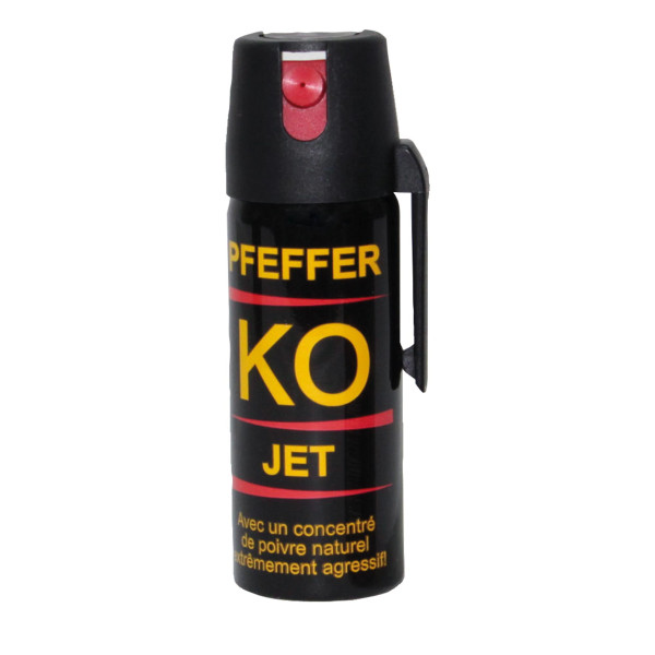 Aérosol Gel Poivre KO Jet Pfeffer - Efficacité Intense, Usage Sélectif
