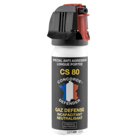 Gaz Lacrymogène CS80 25ml : Protection Efficace Anti-Agression