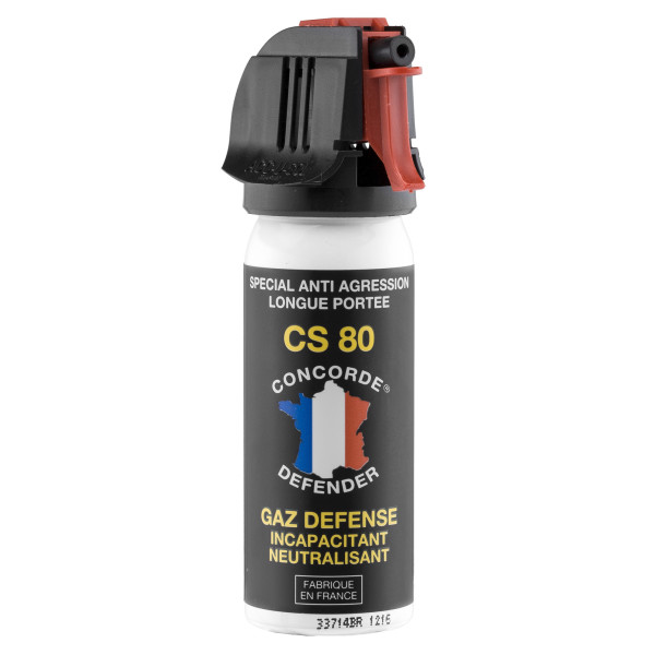 Gaz Lacrymogène CS80 25ml : Protection Efficace Anti-Agression