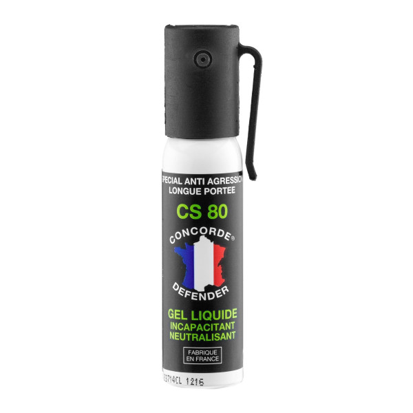 Aérosol CS80 Gel 25ml : Protection Précise, Sécurité Maximale