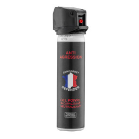 Protection Instantanée : Aérosol Gel Poivre Anti-Agression 25ml