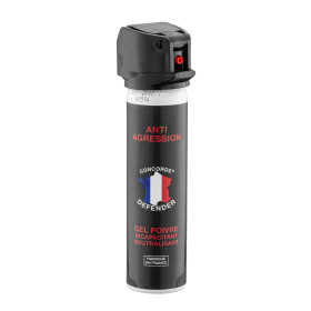 Protection Instantanée : Aérosol Gel Poivre Anti-Agression 25ml