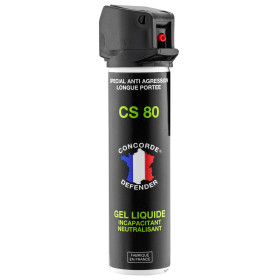 Gel CS 80 - 75 ml : Défense Compacte et Précise pour Votre Sécurité