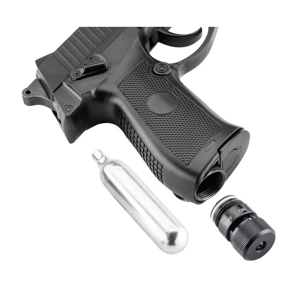 Pistolet Concorde Defender CO2 : Puissance 7.5 J, Prêt à l'Emploi pour Self-Défense