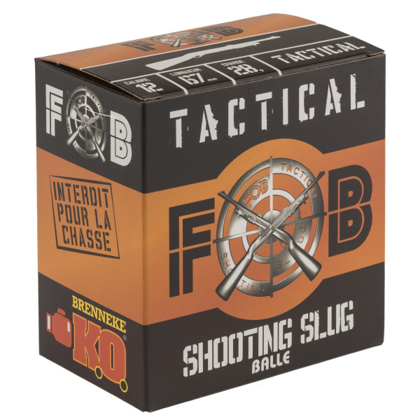 Cartouche Fob Slug Tactical 12/67 : Précision et Impact Maximal